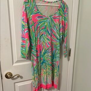 Lilly Pulitzer Colorful Long Sleeve Dress NWOT